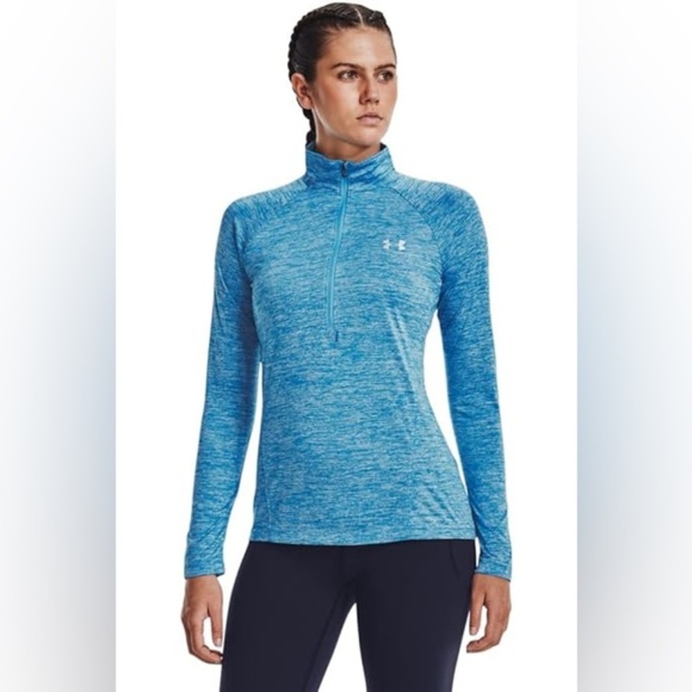 Under Armour UA Tech Twist Half Zip in‎ Blue Size Medium